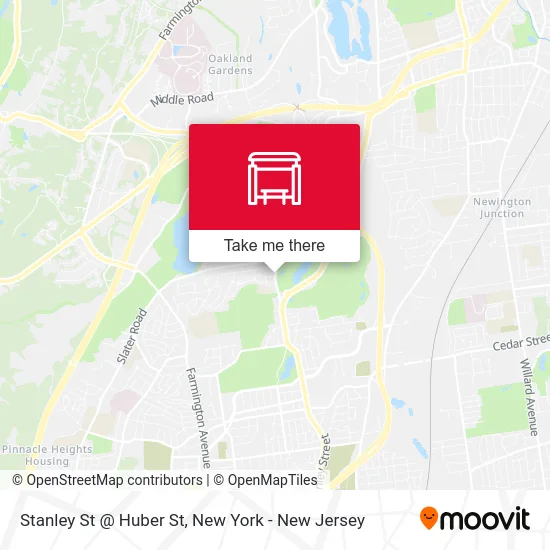 Stanley St @ Huber St map