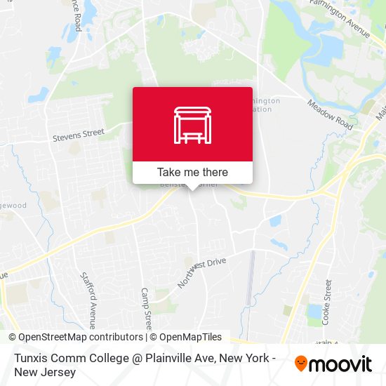 Tunxis Comm College @ Plainville Ave map