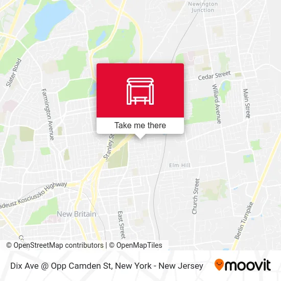 Dix Ave @ Opp Camden St map