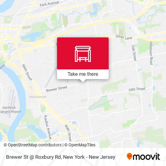 Brewer St @ Roxbury Rd map