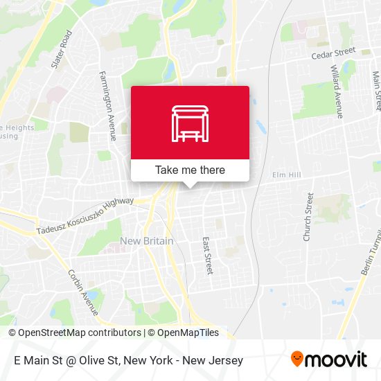 Mapa de E Main St @ Olive St