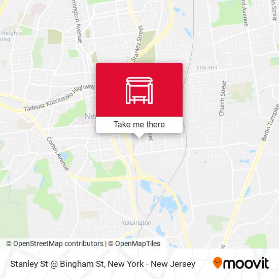 Mapa de Stanley St @ Bingham St