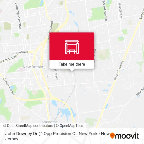 John Downey Dr @ Opp Precision Ct map