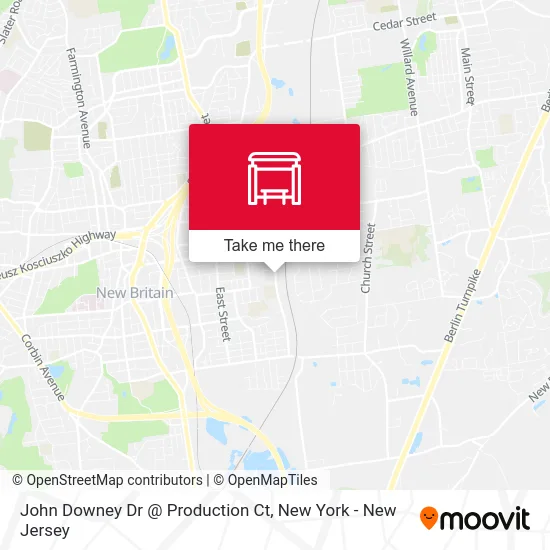 John Downey Dr @ Production Ct map