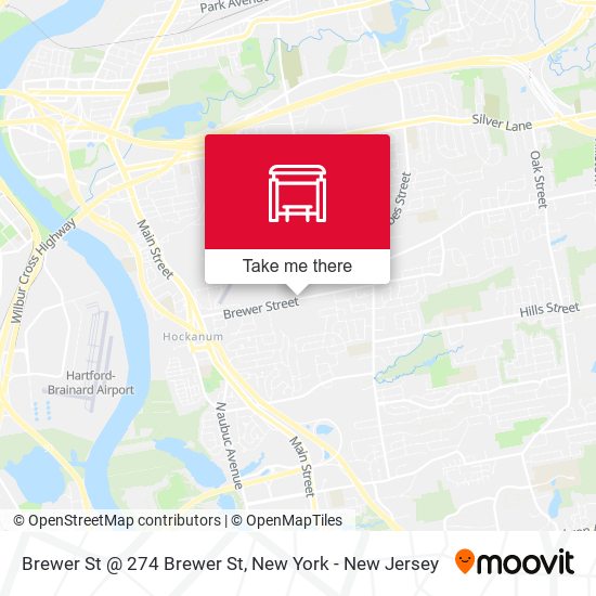 Mapa de Brewer St @ 274 Brewer St