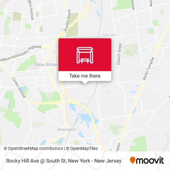 Mapa de Rocky Hill Ave @ South St