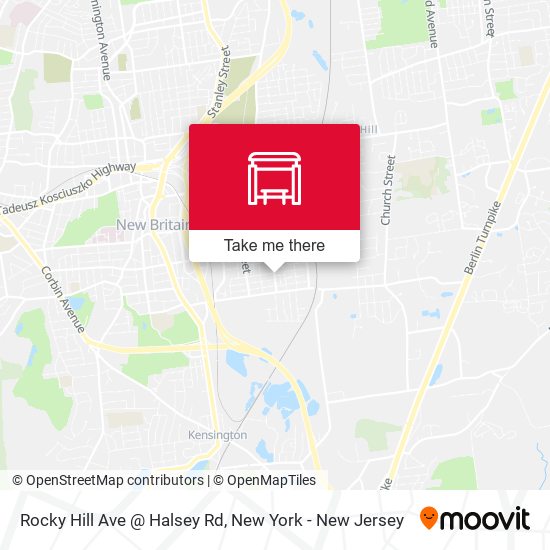 Rocky Hill Ave @ Halsey Rd map