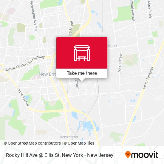 Mapa de Rocky Hill Ave @ Ellis St