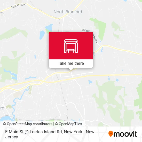 E Main St @ Leetes Island Rd map