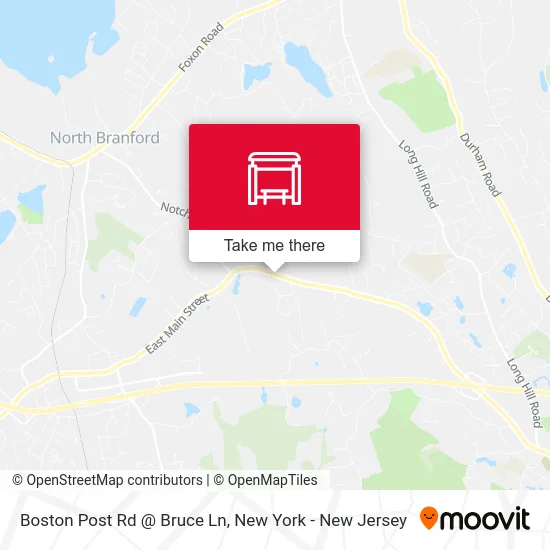 Boston Post Rd @ Bruce Ln map