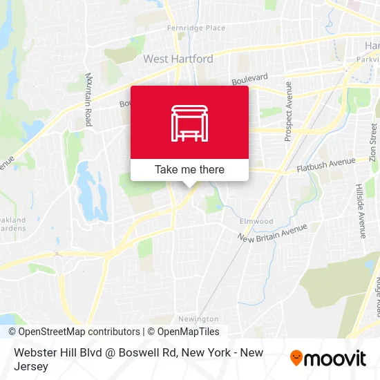 Webster Hill Blvd @ Boswell Rd map