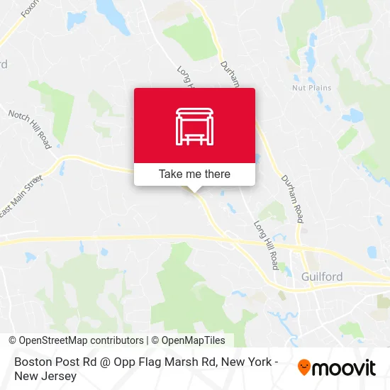 Boston Post Rd @ Opp Flag Marsh Rd map