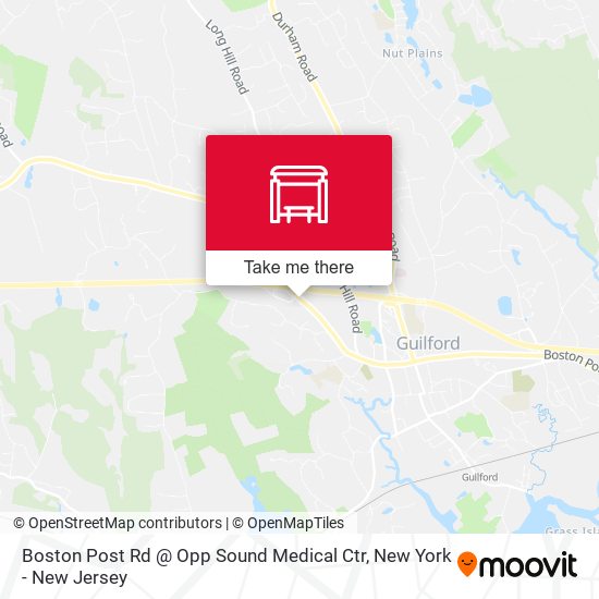 Mapa de Boston Post Rd @ Opp Sound Medical Ctr