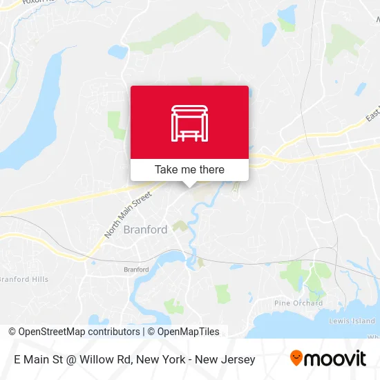 E Main St @ Willow Rd map