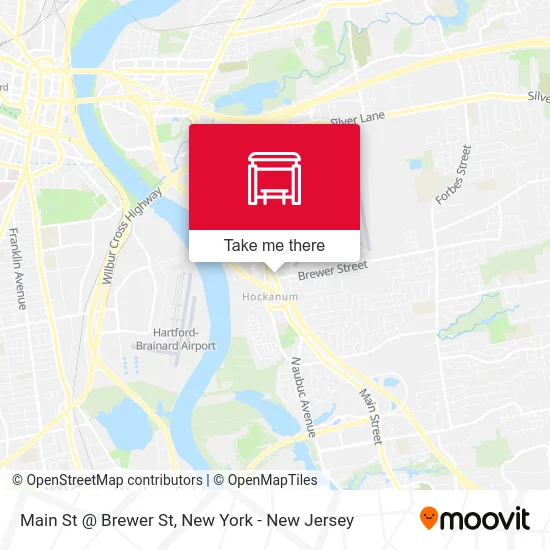 Main St @ Brewer St map