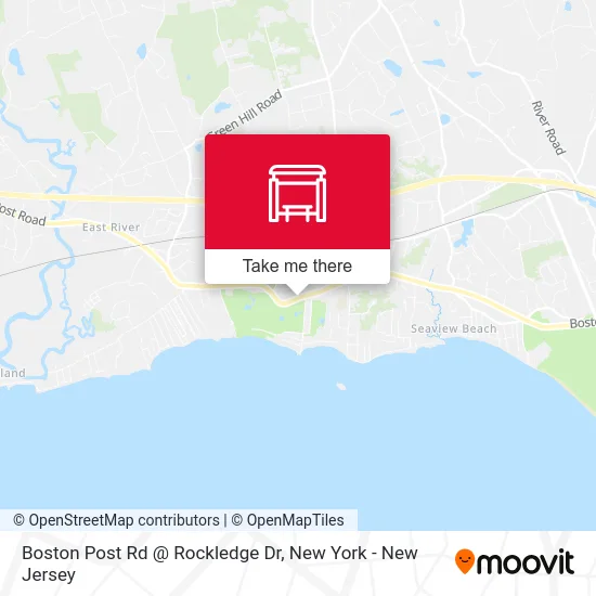 Boston Post Rd @ Rockledge Dr map