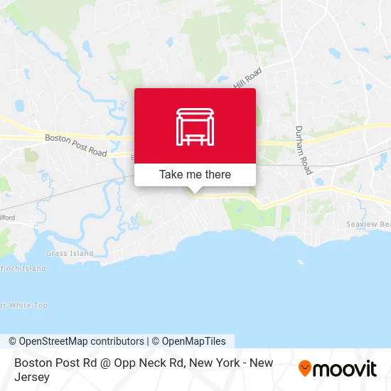 Boston Post Rd @ Opp Neck Rd map