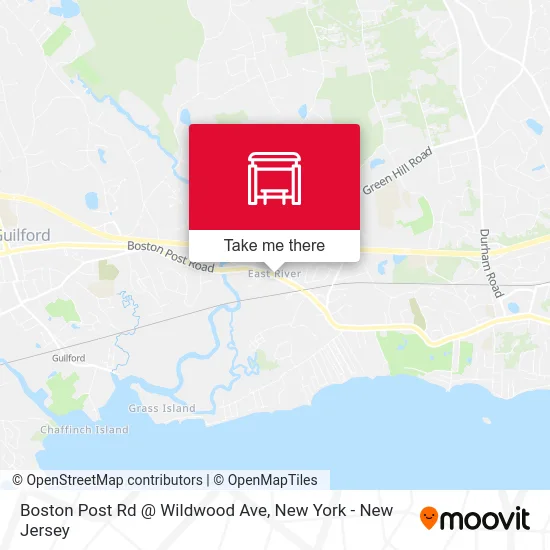 Boston Post Rd @ Wildwood Ave map