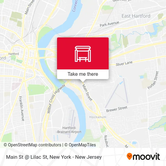 Main St @ Lilac St map