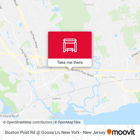 Mapa de Boston Post Rd @ Goose Ln
