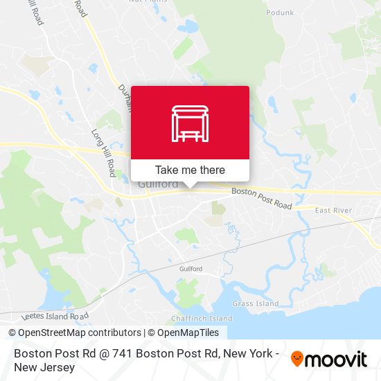 Boston Post Rd @ 741 Boston Post Rd map