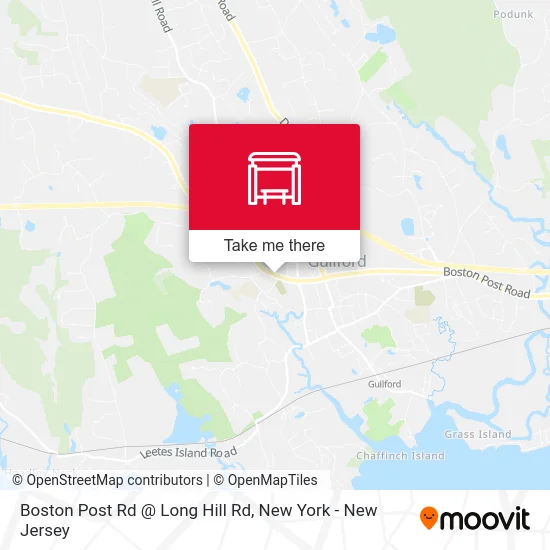 Boston Post Rd @ Long Hill Rd map