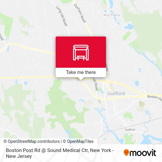 Boston Post Rd @ Sound Medical Ctr map