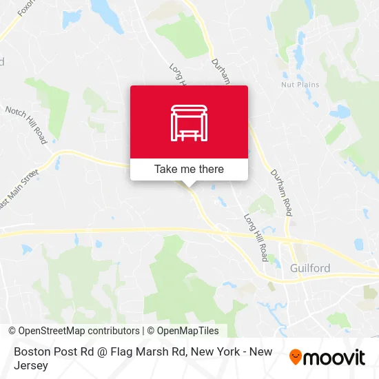 Boston Post Rd @ Flag Marsh Rd map