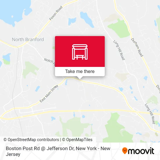 Boston Post Rd @ Jefferson Dr map