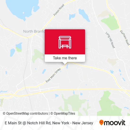 E Main St @ Notch Hill Rd map