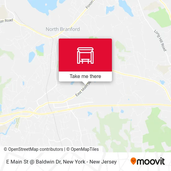 E Main St @ Baldwin Dr map