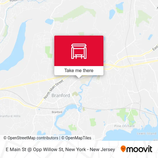 E Main St @ Opp Willow St map