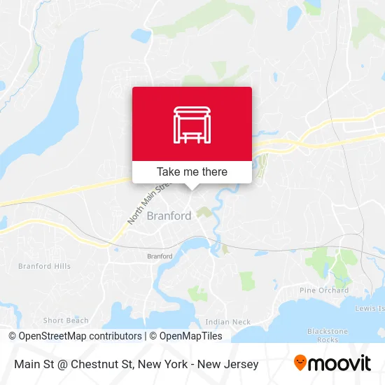 Main St @ Chestnut St map