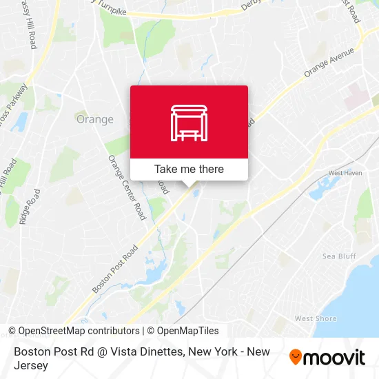 Boston Post Rd @ Vista Dinettes map