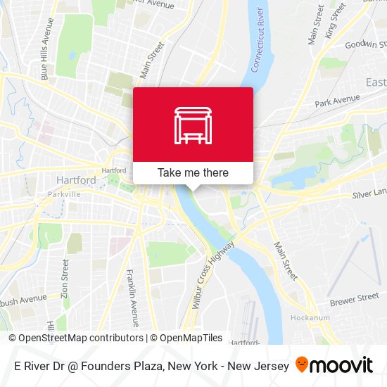 Mapa de E River Dr @ Founders Plaza