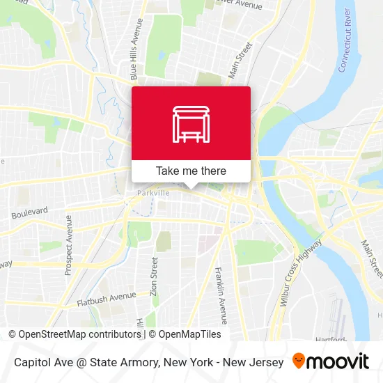 Capitol Ave @ State Armory map
