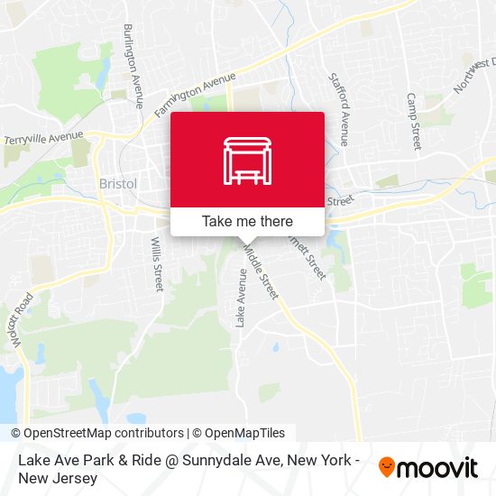 Mapa de Lake Ave Park & Ride @ Sunnydale Ave