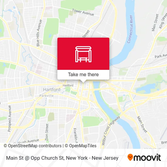 Main St @ Opp Church St map