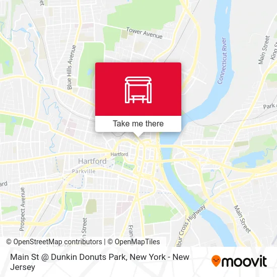 Main St @ Dunkin Donuts Park map