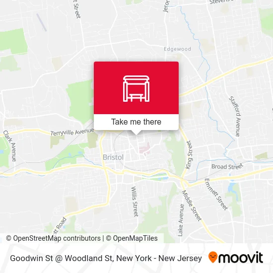 Goodwin St @ Woodland St map