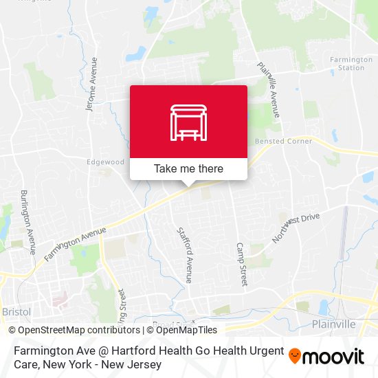 Farmington Ave @ Hartford Health Go Health Urgent Care map