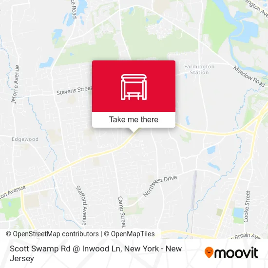 Scott Swamp Rd @ Inwood Ln map