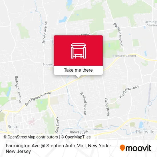 Farmington Ave @ Stephen Auto Mall map