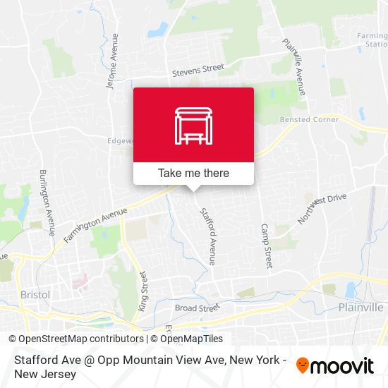 Stafford Ave @ Opp Mountain View Ave map
