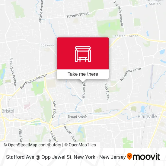 Stafford Ave @ Opp Jewel St map