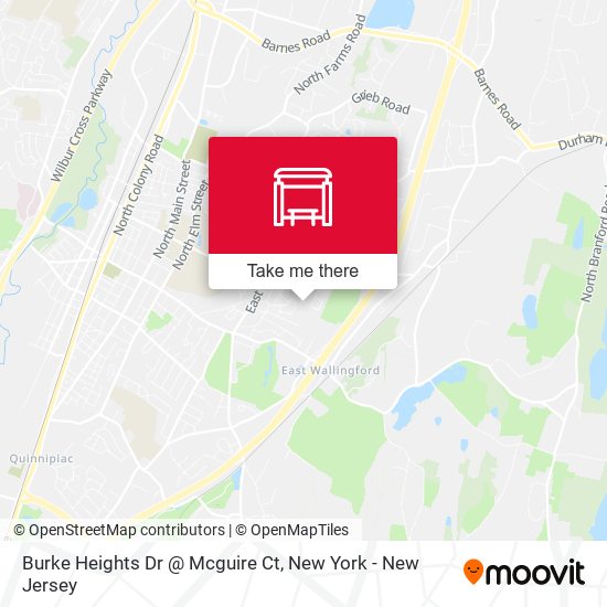 Mapa de Burke Heights Dr @ Mcguire Ct
