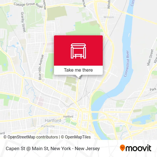 Capen St @ Main St map