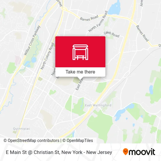 E Main St @ Christian St map