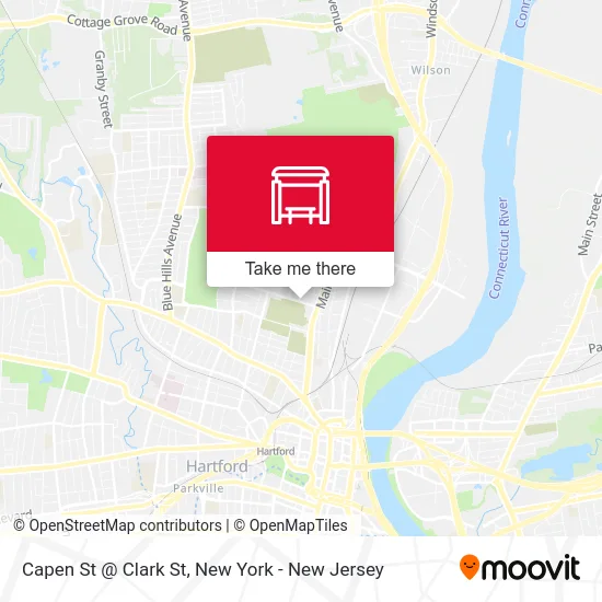 Capen St @ Clark St map