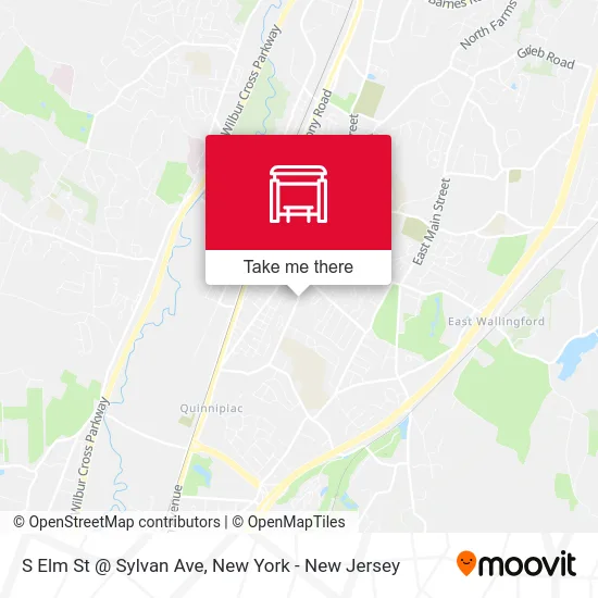 S Elm St @ Sylvan Ave map